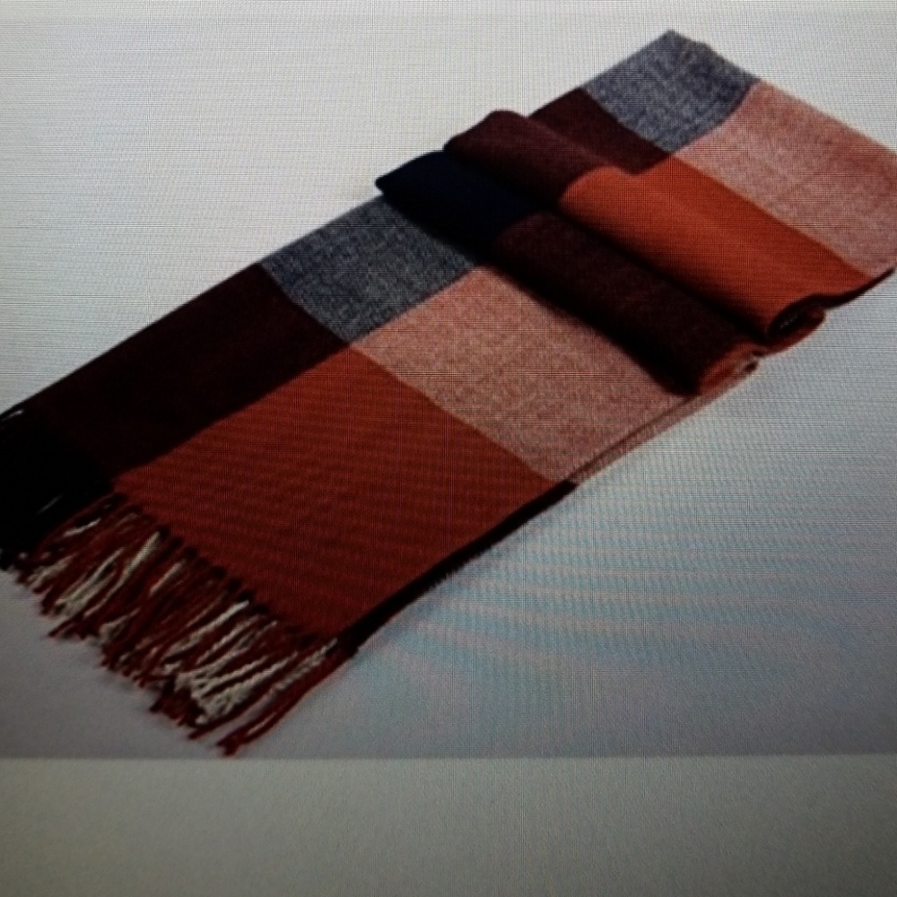Wander agio women's fashion grid scarf